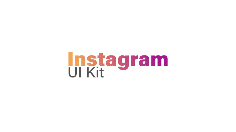 Instagram UI Kit by Thor Schroeder for Figma and XD image